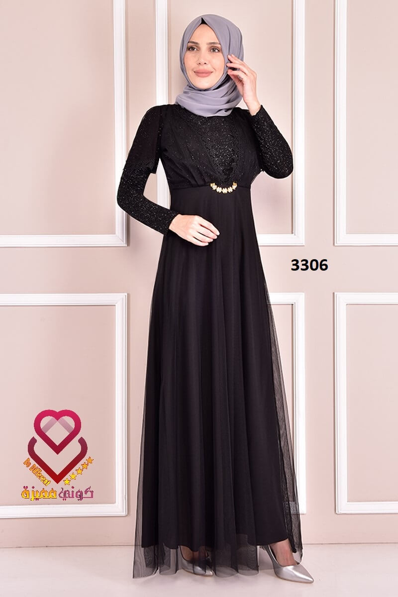 فستان 3306 اسود