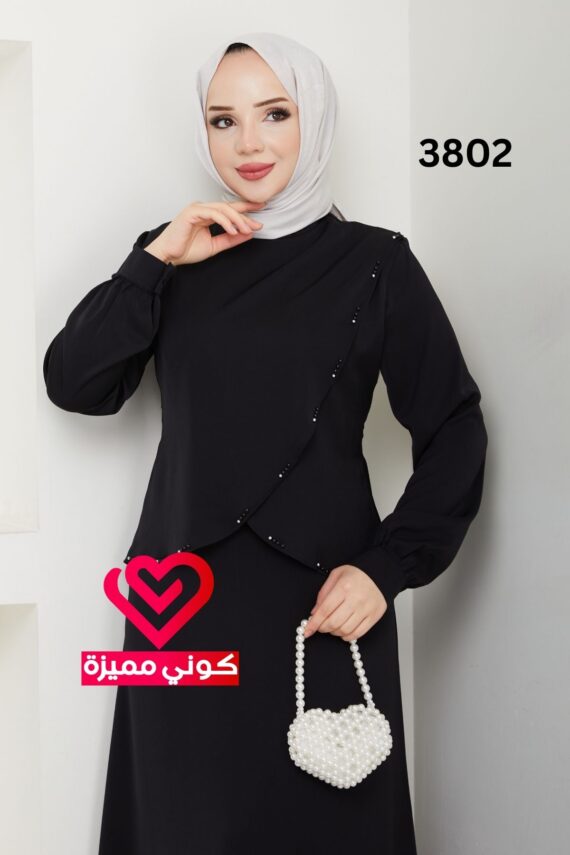 فستان 3802 اسود
