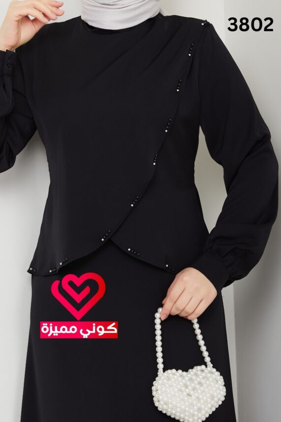 فستان 3802 اسود