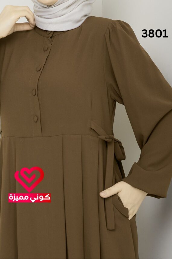 فستان 3801 عسلي