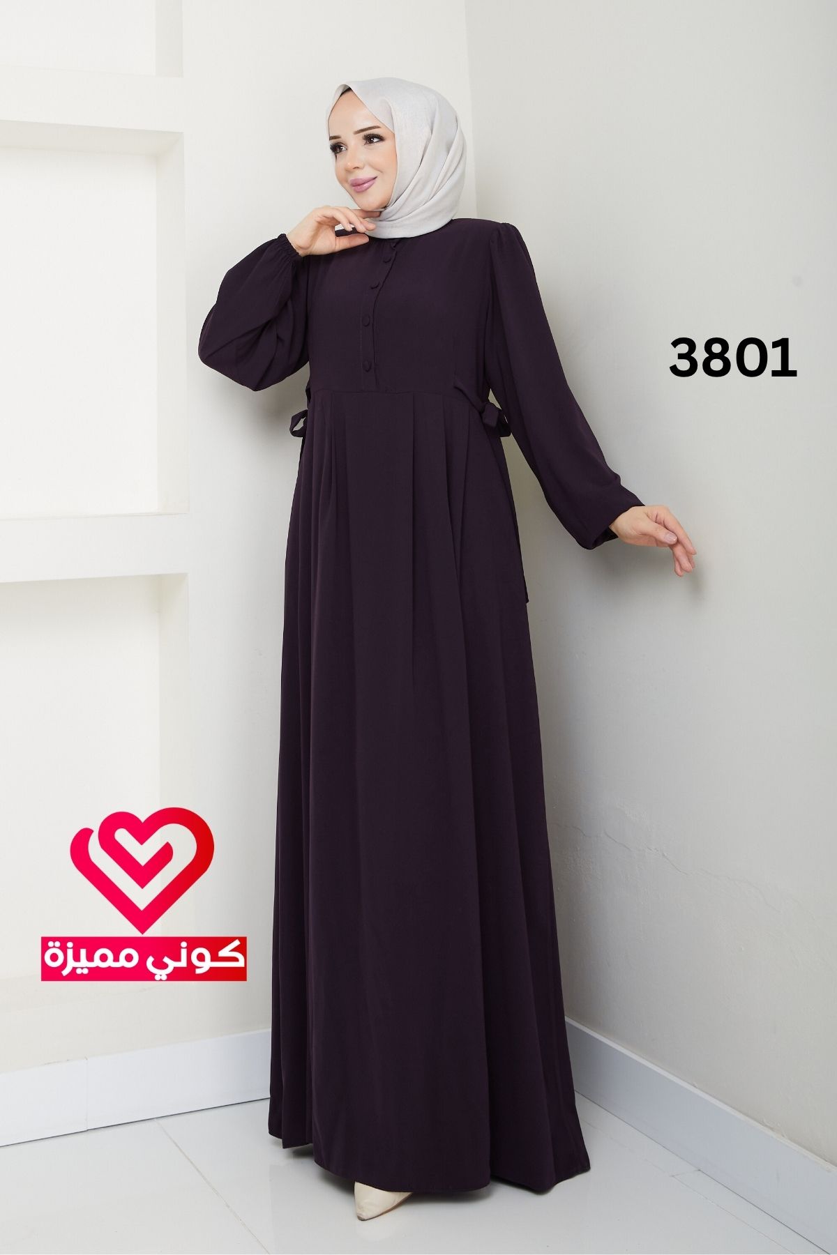 فستان 3801 ليلكي