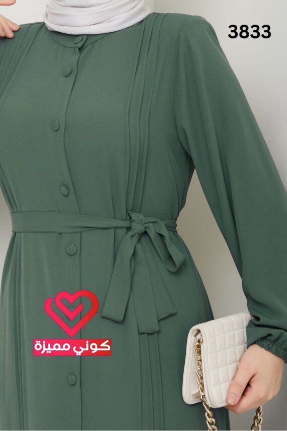 فستان 3833 فستقي